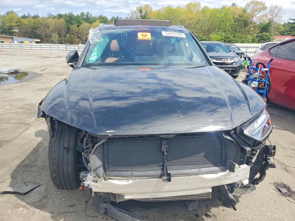 2021 Audi VIN WA1AAAFY6M2103495 COPART salvage auction — FRONT END, Id - Salvage Certificate Of Title, sold $4,800 on 2026-07-28 (photo 5)