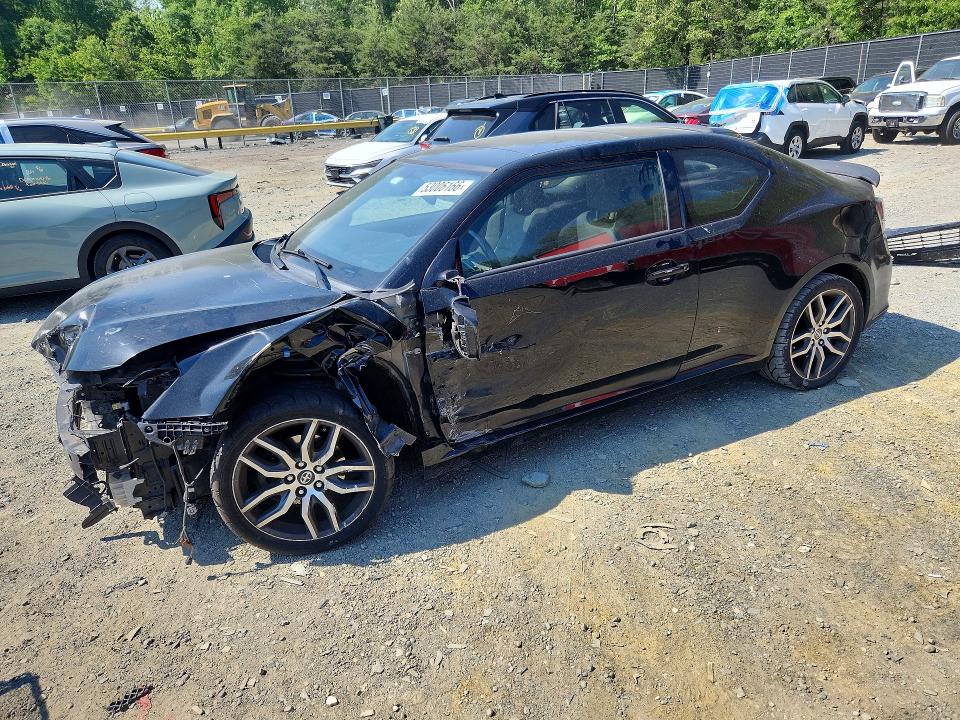2015 Scion Tc VIN JTKJF5C72FJ009464 COPART salvage auction — FRONT END, Salvage Title, sold $300 on 2026-07-21 (photo 1)