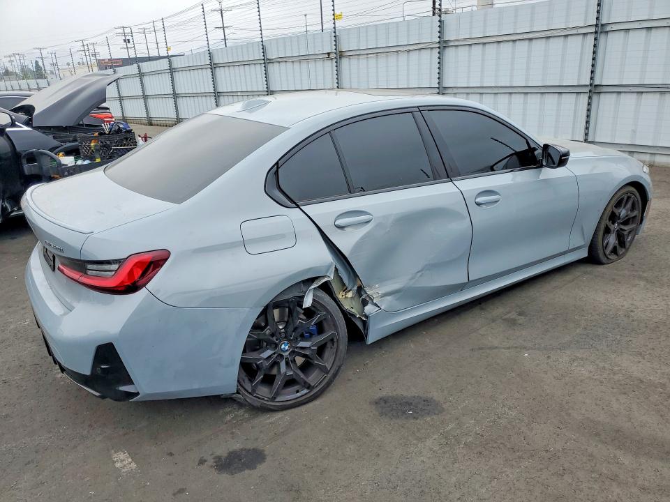 2025 BMW M3 VIN 3MW59FT09S8F49261 COPART salvage auction — REAR END, CA - SALVAGE CERTIFICATE, sold $20,300 on 2026-07-29 (photo 3)