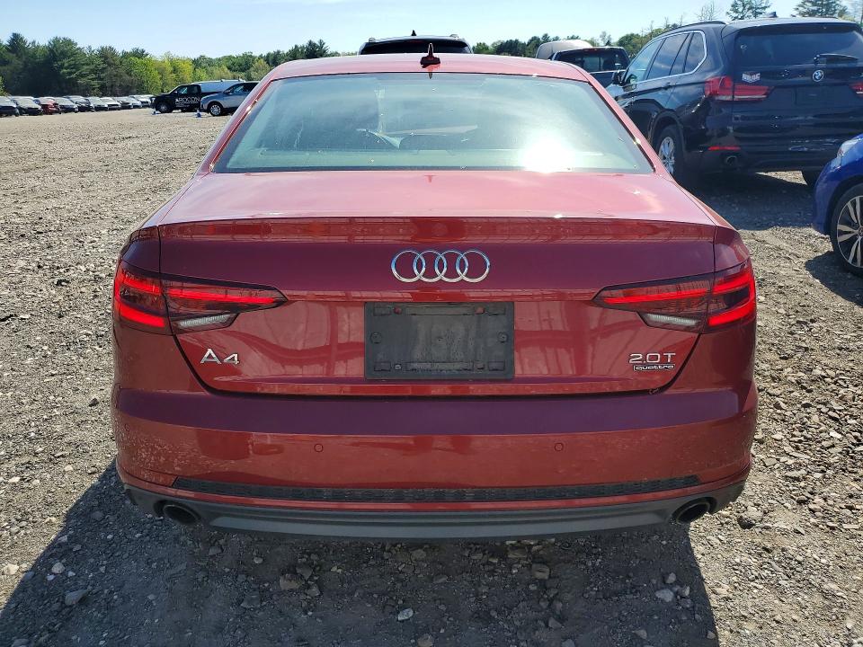 2018 Audi A4 VIN WAUENAF41JN016264 COPART salvage auction — FRONT END, MD - CERT OF SALVAGE > 75% DAMAGE, sold $675 on 2026-07-27 (photo 6)