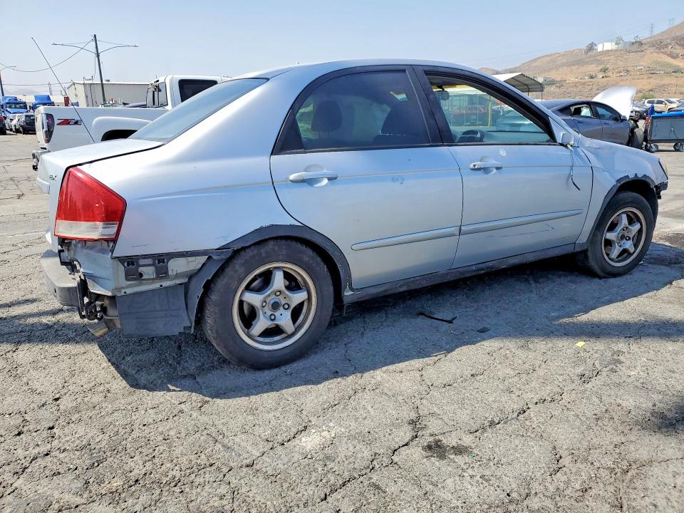 2007 Kia Spectra VIN KNAFE121975381543 COPART salvage auction — ALL OVER, Ca - Salvage Certificate, sold $275 on 2026-07-02 (photo 3)