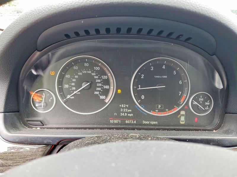 2013 BMW 5er VIN WBAXH5C5XDD112814 COPART salvage auction — SIDE, Md - Cert Of Salvage > 75% Damage, sold $2,250 on 2026-07-10 (photo 9)