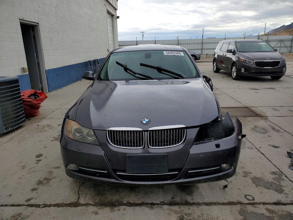 2008 BMW 3 series VIN WBAVD53558A010671 COPART salvage auction — FRONT END, Ut - Salvage Certificate, sold $325 on 2026-07-27 (photo 5)
