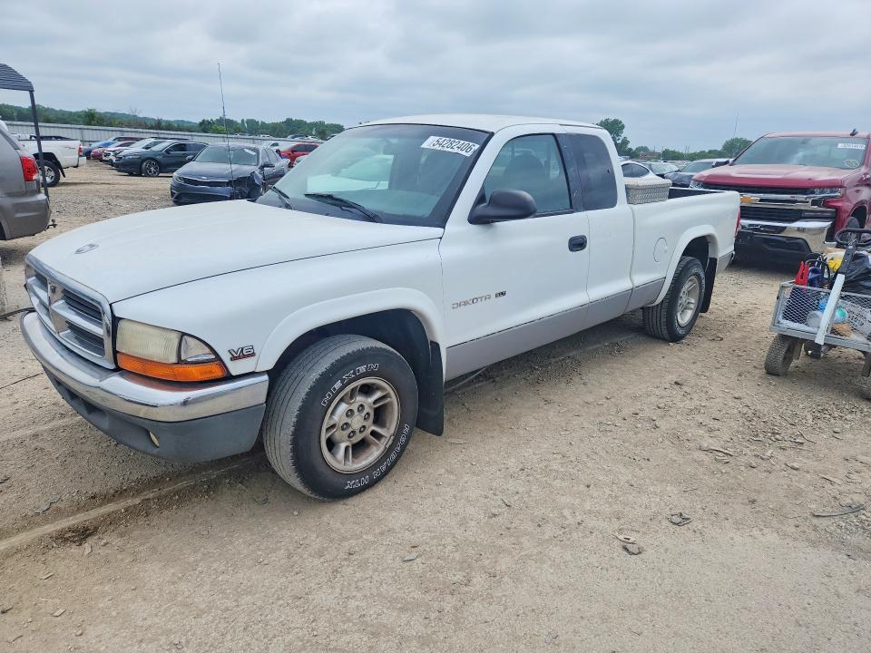 1999 Dodge Dakota VIN 1B7GL22X9XS205939 COPART salvage auction — FRONT END, Ks - Cert Of Title-Salvage, sold $650 on 2026-07-23 (photo 1)