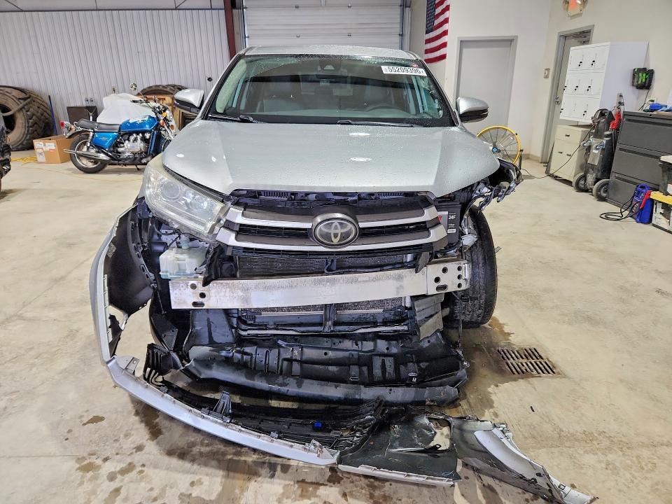2018 Toyota Highlander VIN 5TDZARFH0JS035819 COPART salvage auction — FRONT END, Pa - Reconstructed Clean, sold $6,700 on 2026-07-31 (photo 5)