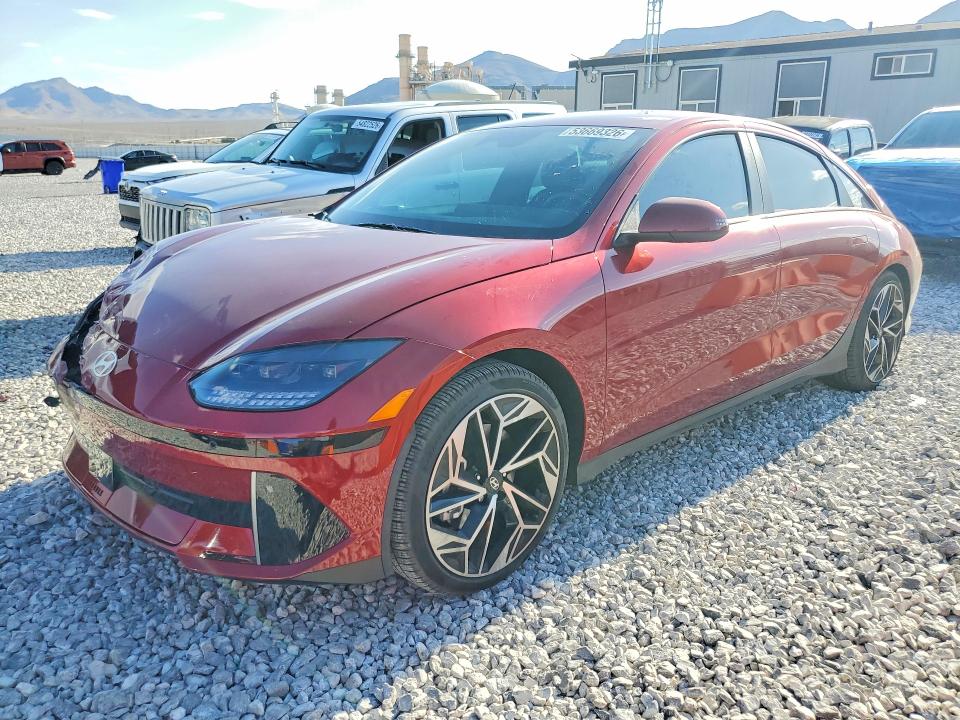 2023 Hyundai Ioniq 6 VIN KMHM34AC0PA024694 COPART salvage auction — FRONT END, NV - SALVAGE TITLE, sold $5,600 on 2026-07-22 (photo 1)
