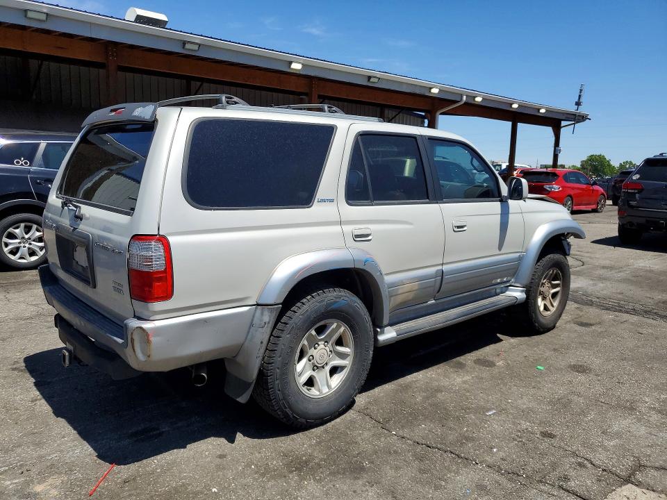 2000 Toyota 4runner VIN JT3HN87R0Y0299626 COPART salvage auction — FRONT END, Co - Public - Salvage Title, sold $2,450 on 2026-07-07 (photo 3)