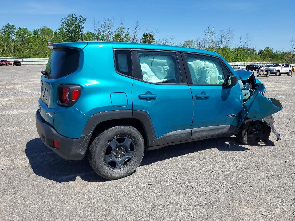 2022 Jeep VIN ZACNJDA1XNPN79451 COPART salvage auction — FRONT END, Ny - Mv-907A Salvage Certificate, sold $1,450 on 2026-07-06 (photo 3)