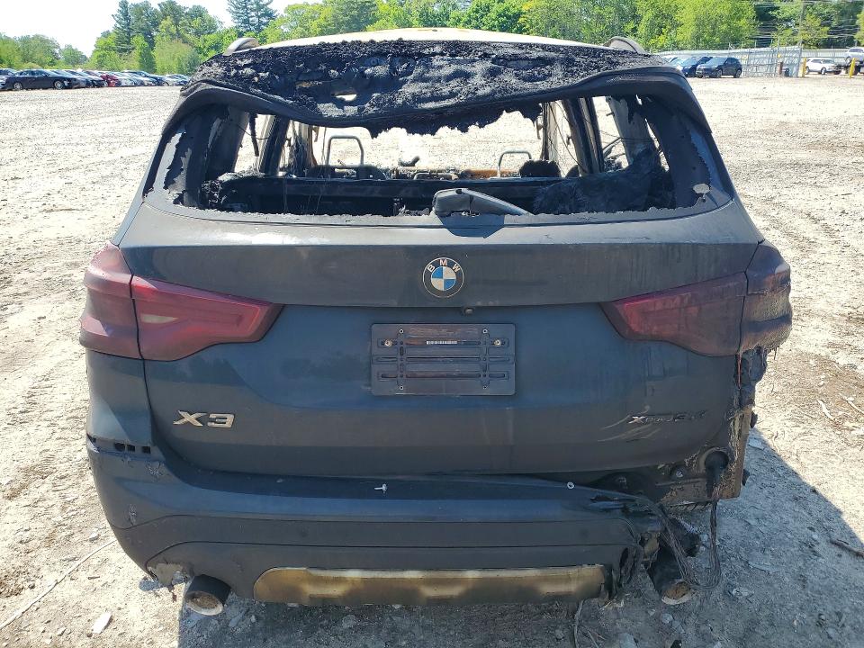 2019 BMW X3 VIN 5UXTR9C55KLD95276 COPART salvage auction — BURN, Ma - Cert Of Title-Salvage, sold $80 on 2026-07-30 (photo 6)