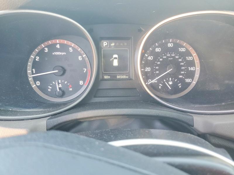 2017 Hyundai Santa fe VIN 5XYZTDLB0HG383365 COPART salvage auction — FRONT END, Nj - Cert Of Title-Salvage, sold $2,700 on 2026-07-08 (photo 9)