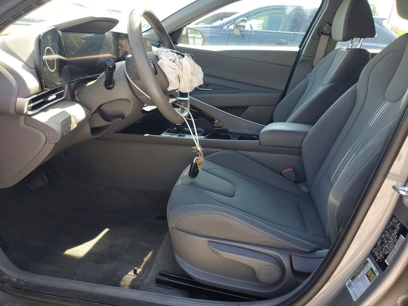 2023 Hyundai Elantra VIN KMHLS4AG0PU501298 COPART salvage auction — FRONT END, Fl - Certificate Of Destruction, sold $6,700 on 2026-07-17 (photo 7)