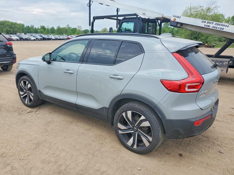 2024 Volvo Xc40 VIN YV4L12UM0R2251683 COPART salvage auction — HAIL, Oh - Cert Of Title-Salvage, sold $14,300 on 2026-07-20 (photo 2)