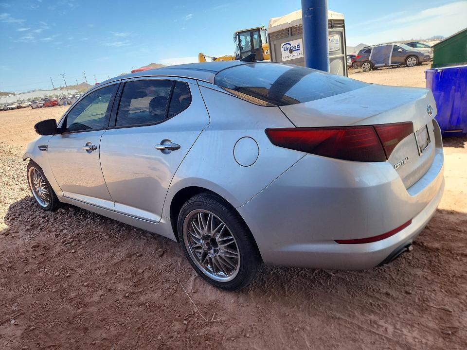 2011 Kia Optima VIN KNAGN4A78B5112230 COPART salvage auction — FRONT END, Az - Cert Of Title - Salvage, sold $650 on 2026-07-02 (photo 2)