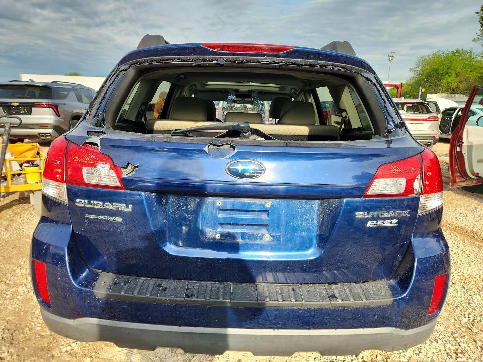 2010 Subaru Outback VIN 4S4BRBGC0A3372623 COPART salvage auction — HAIL, Mo - Salvage Certificate Of Title, sold $70 on 2026-07-28 (photo 6)