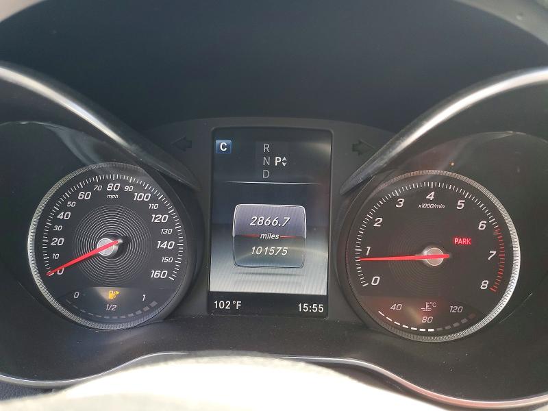 2017 Mercedes-benz C-klasse VIN 55SWF4KB0HU204601 COPART salvage auction — FRONT END, Nc - Salvage Certificate Of Title, sold $4,450 on 2026-07-09 (photo 9)