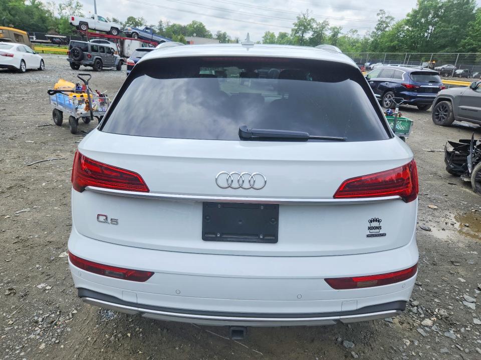 2021 Audi Q5 VIN WA1BAAFY0M2045002 COPART salvage auction — FRONT END, Salvage Title, sold $2,600 on 2026-07-24 (photo 6)