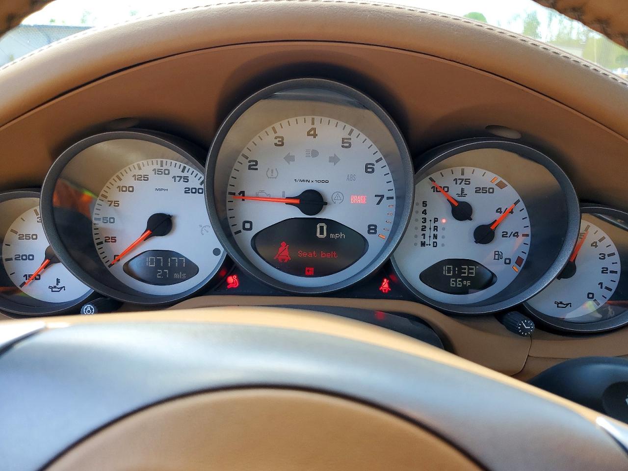 2007 Porsche 911 VIN WP0CB29977S775298 COPART salvage auction — Water/Flood, FL - CERT OF TITLE SLVG REBUILDABLE, sold $32,000 on 2026-06-11 (photo 9)