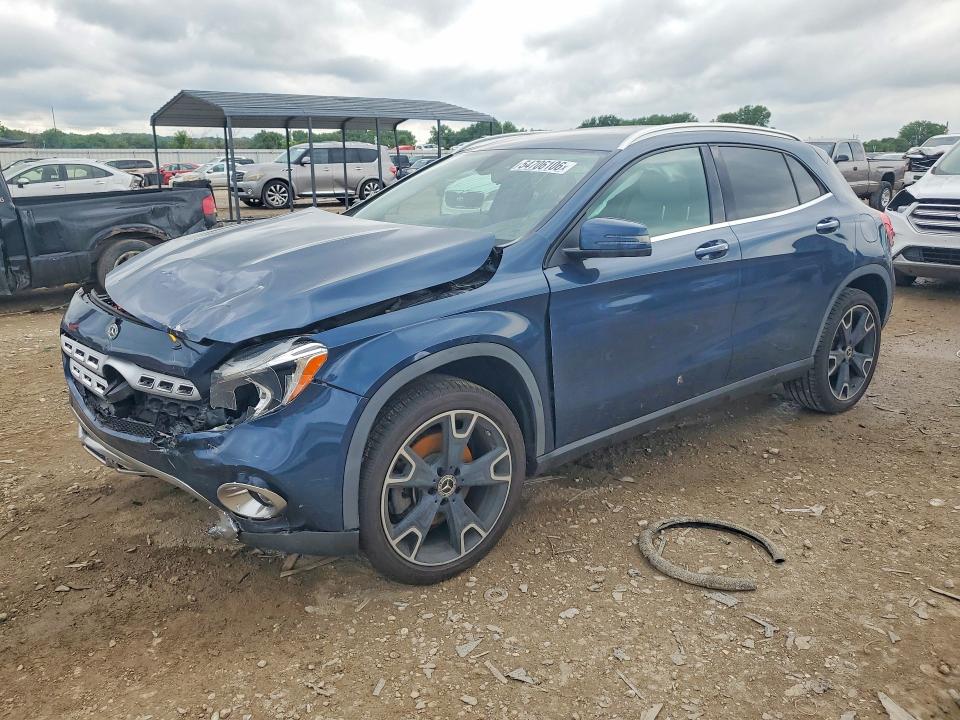 2020 Mercedes-benz Gla-klasse VIN WDCTG4GB2LJ689569 COPART salvage auction — FRONT END, Ks - Cert Of Title-Salvage, sold $4,500 on 2026-07-09 (photo 1)