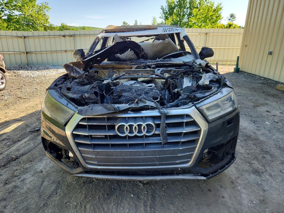 2018 Audi Q5 VIN WA1BNAFY8J2051193 COPART salvage auction — BURN, Vt - Cert Of Title-Parts Only Salva, sold $200 on 2026-07-27 (photo 5)