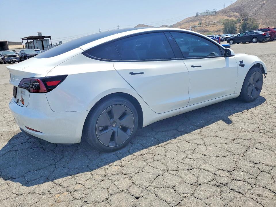 2023 Tesla VIN 5YJ3E1EA1PF687359 COPART salvage auction — FRONT END, Ca - Salvage Certificate, sold $6,500 on 2026-07-02 (photo 3)