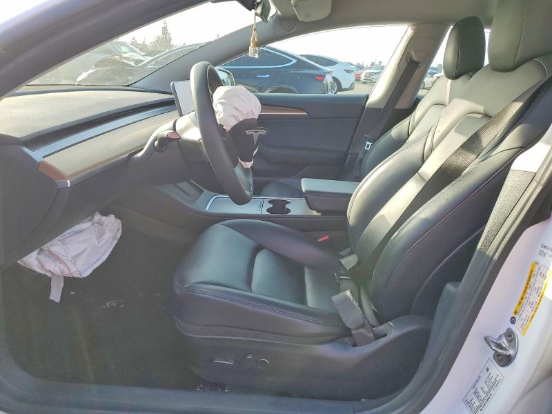 2021 Tesla Model 3 VIN 5YJ3E1EA3MF061467 COPART salvage auction — FRONT END, Ca - Salvage Certificate, sold $5,500 on 2026-07-30 (photo 7)