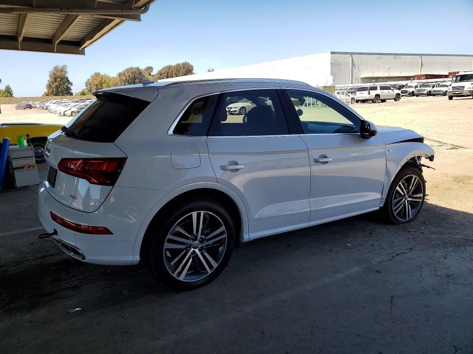 2020 Audi Q5 VIN WA1E2AFY6L2058331 COPART salvage auction — FRONT END, Ca - Salvage Certificate, sold $40 on 2026-07-21 (photo 3)