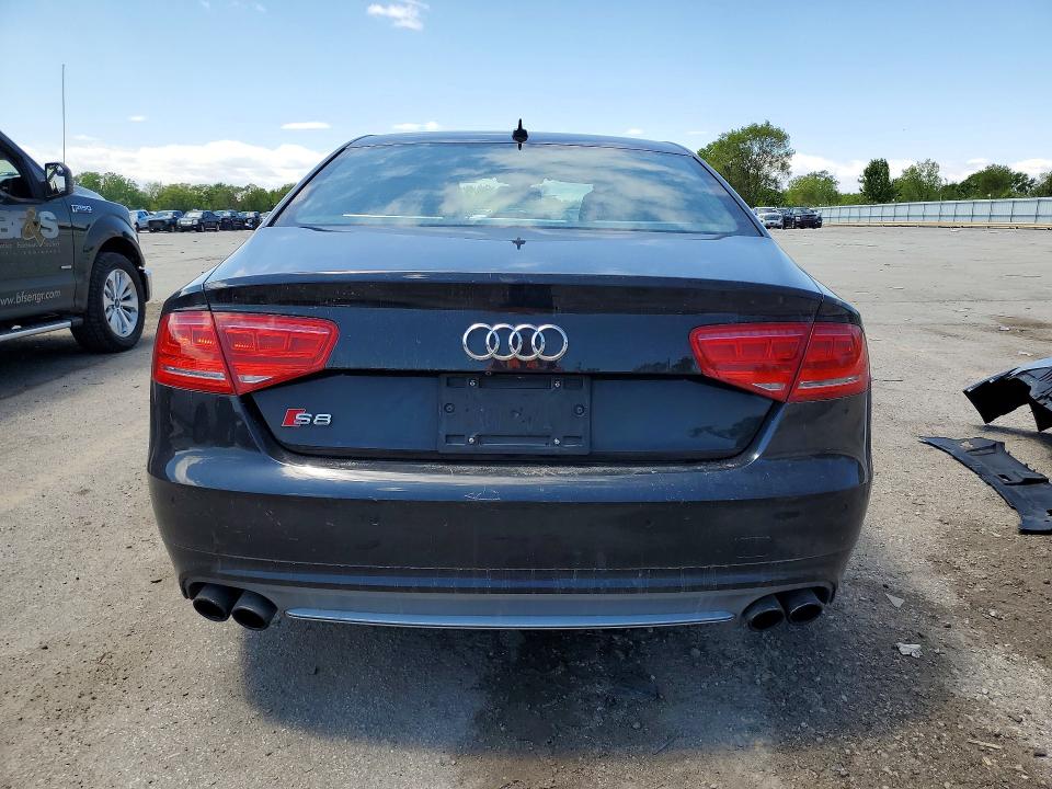 2013 Audi S8 VIN WAUD2AFD7DN029657 COPART salvage auction — FRONT END, In - Cert Of Title-Salvage Title, sold $350 on 2026-07-27 (photo 6)