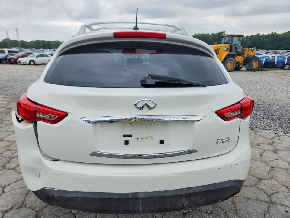 2010 Infiniti Fx VIN JN8AS1MW9AM854891 COPART salvage auction — ALL OVER, TN - SALVAGE CERTIFICATE, sold $450 on 2026-07-09 (photo 6)