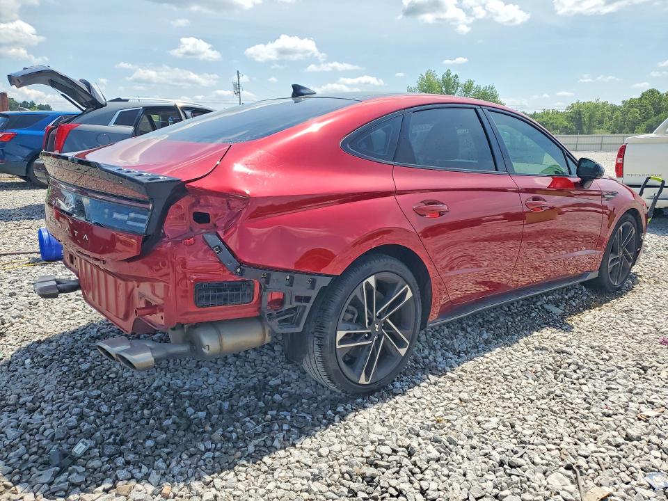2024 Hyundai Sonata VIN KMHL54JC2RA373705 COPART salvage auction — REAR END, Al - Cert Of Title-Salvage Title, sold $5,300 on 2026-07-28 (photo 3)