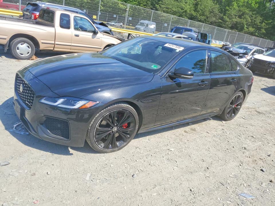 2024 Jaguar Xf VIN SAJBL4GX4RCY96164 COPART salvage auction — SIDE, Md - Cert Of Salvage < 75% Damage, sold $12,700 on 2026-07-10 (photo 1)