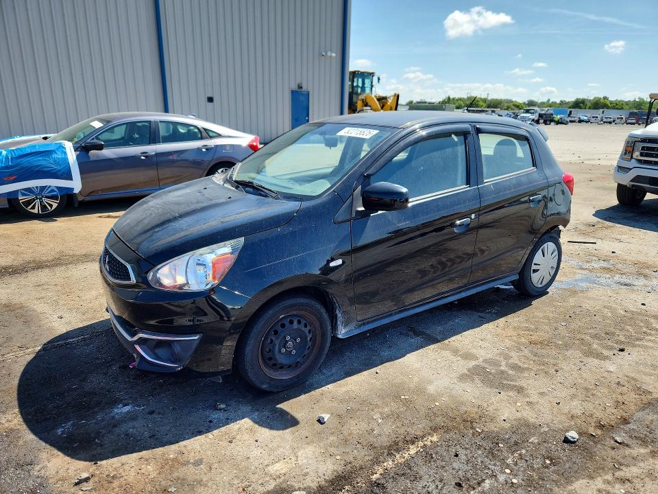 2019 Mitsubishi Mirage VIN ML32A3HJ6KH016361 COPART salvage auction — REAR END, FL, sold $2,200 on 2026-07-15 (photo 1)