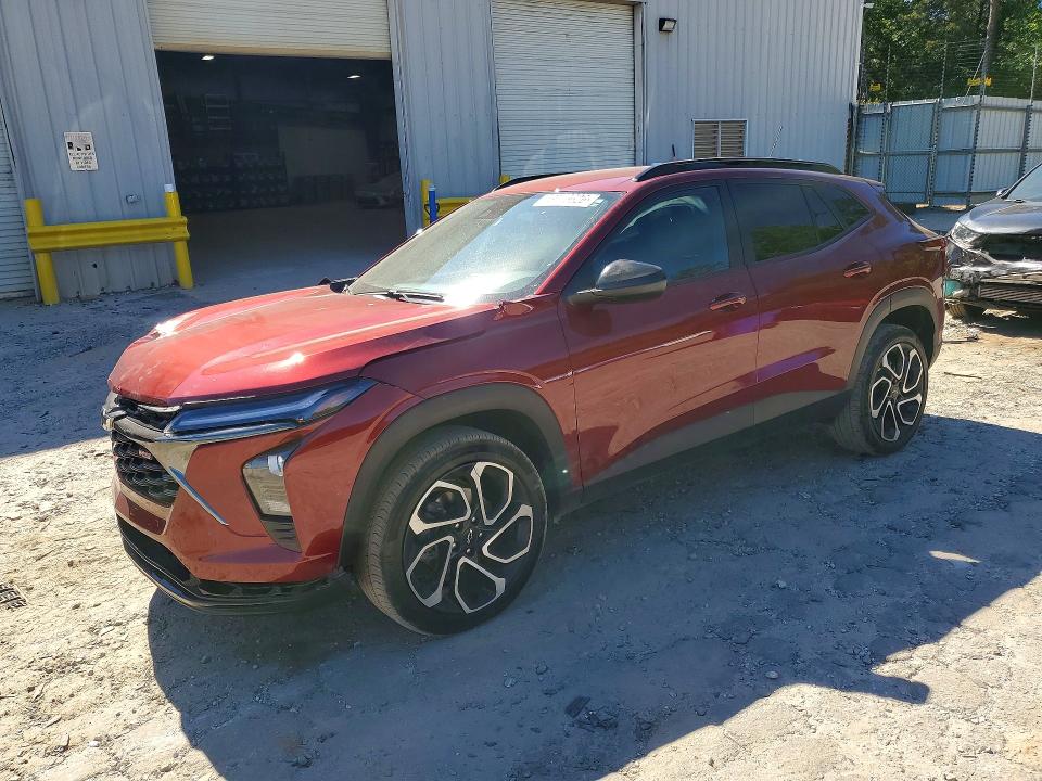 2025 Chevrolet VIN KL77LJEP3SC119189 COPART salvage auction — FRONT END, Ga - Cert Of Title-Salvage, sold $8,400 on 2026-07-31 (photo 1)