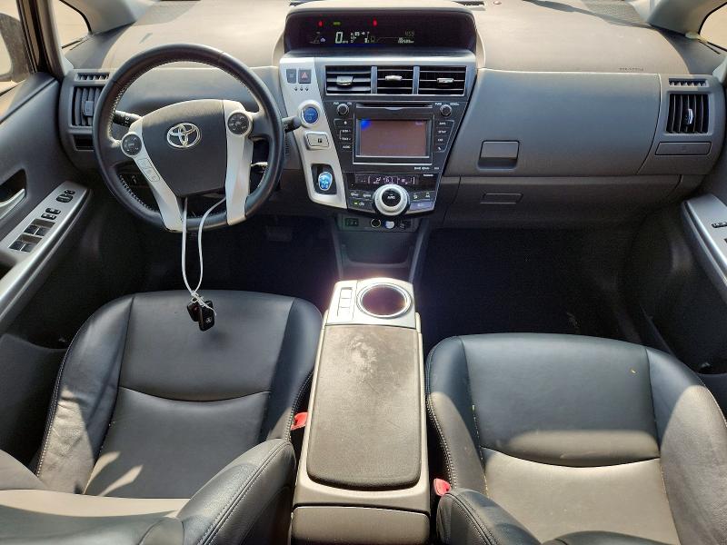 2013 Toyota Prius VIN JTDZN3EU6D3206160 COPART salvage auction — FRONT END, Tx - Salvage Vehicle Title, sold $1,850 on 2026-07-31 (photo 8)