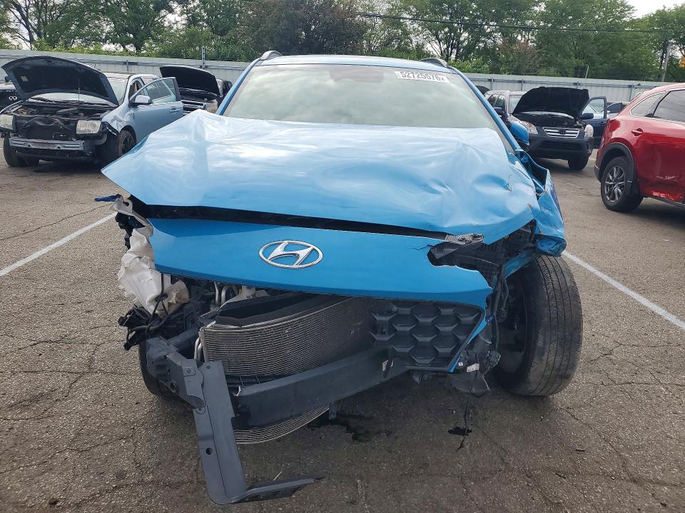 2023 Hyundai VIN KM8K6CAB0PU982393 COPART salvage auction — FRONT END, Id - Salvage Certificate Of Title, sold $2,200 on 2026-07-17 (photo 5)