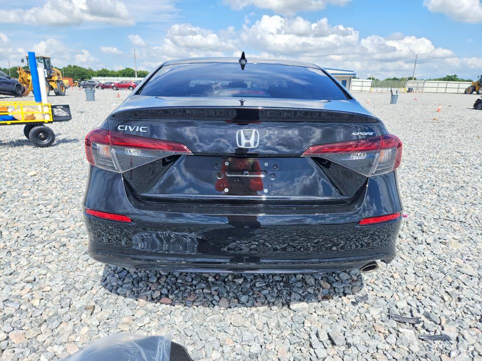 2025 Honda Civic VIN 2HGFE2F56SH596094 COPART salvage auction — FRONT END, Fl - Cert Of Title Slvg Rebuildable, sold $6,300 on 2026-07-02 (photo 6)