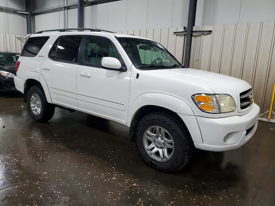 2004 Toyota Sequoia VIN 5TDBT48A44S210141 COPART salvage auction — UNDERCARRIAGE, Mn - Cert Of Title-Prior Salvage, sold $1,250 on 2026-07-07 (photo 4)