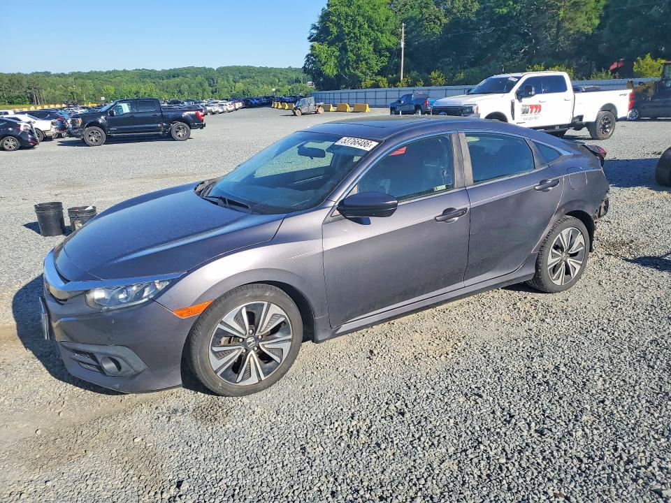 2018 Honda Civic VIN JHMFC1F30JX012813 COPART salvage auction — REAR END, Nc - Salvage Certificate Of Title, sold $6,300 on 2026-07-16 (photo 1)