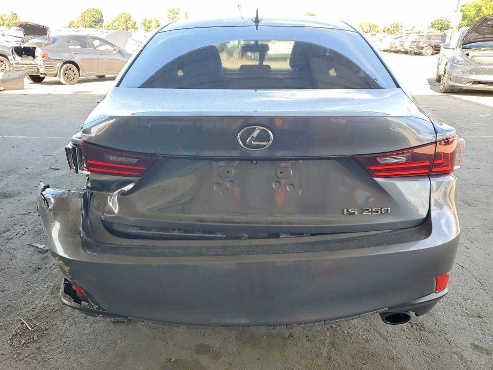 2015 Lexus Is VIN JTHBF1D20F5052148 COPART salvage auction — REAR END, Ca - Salvage Certificate, sold $4,550 on 2026-07-02 (photo 6)