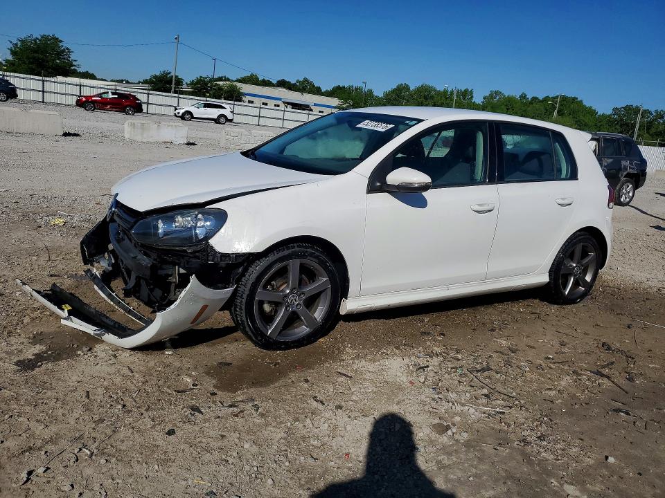 2013 Volkswagen Golf VIN WVWDB7AJ7DW089550 COPART salvage auction — FRONT END, KY - CERT OF TITLE-SALVAGE, sold $1,250 on 2026-07-27 (photo 1)