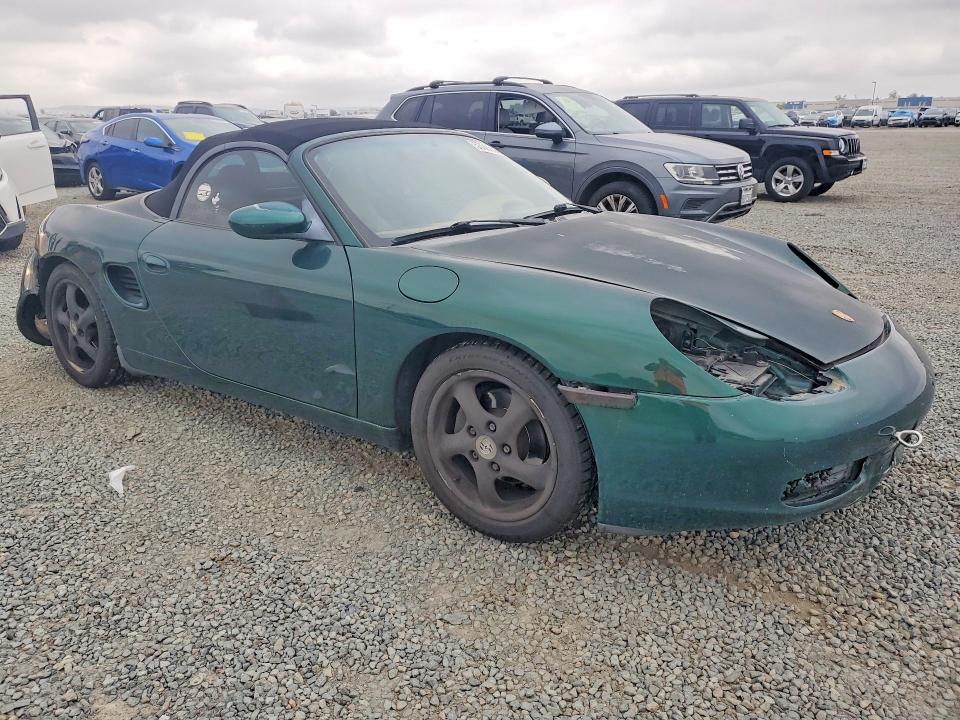 2000 Porsche Boxster VIN WP0CA2988YU624373 COPART salvage auction — REAR END, Ca - Salvage Certificate, sold $350 on 2026-07-14 (photo 4)