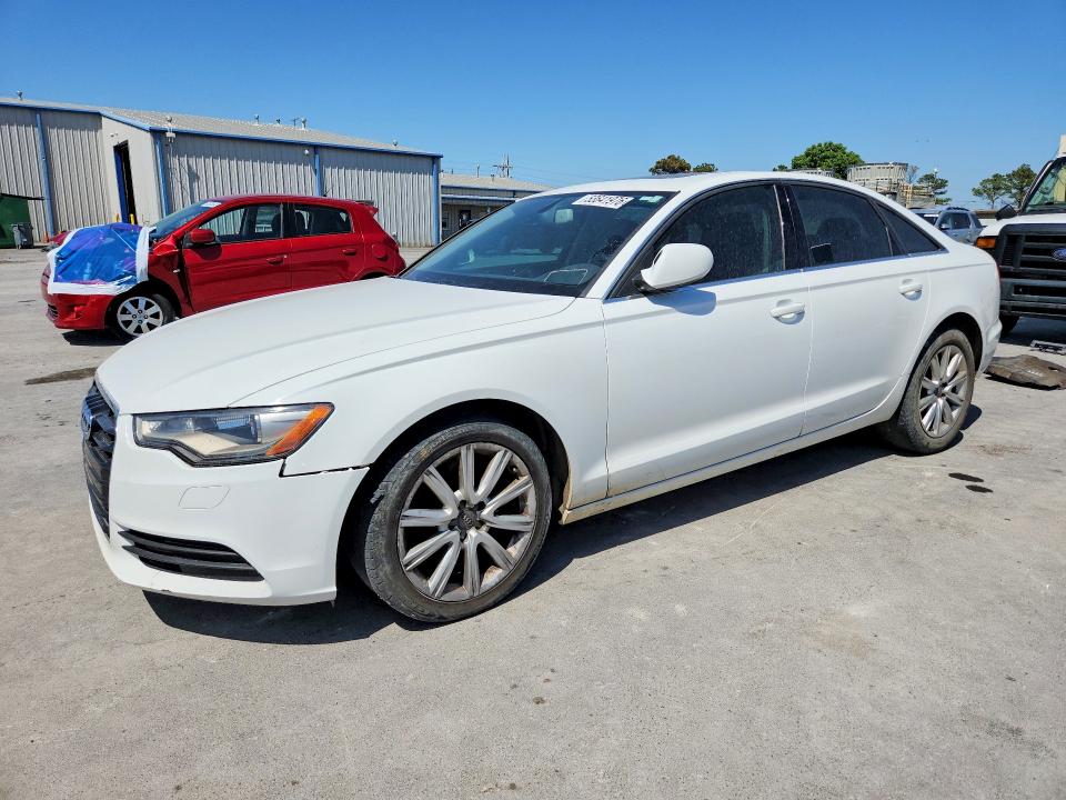 2014 Audi A6 VIN WAUCFAFC7EN059976 COPART salvage auction — MECHANICAL, Ok - Certificate Of Title, sold $1,250 on 2026-07-10 (photo 1)