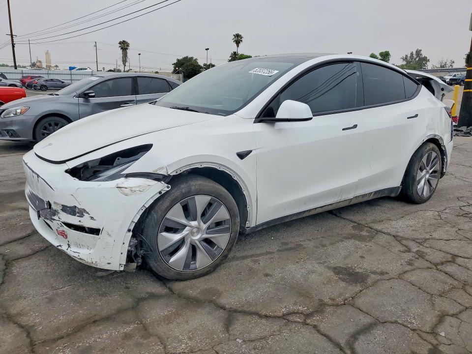2024 Tesla Model y VIN 7SAYGDED6RF095408 COPART salvage auction — REAR END, CA, sold $7,200 on 2026-07-16 (photo 1)