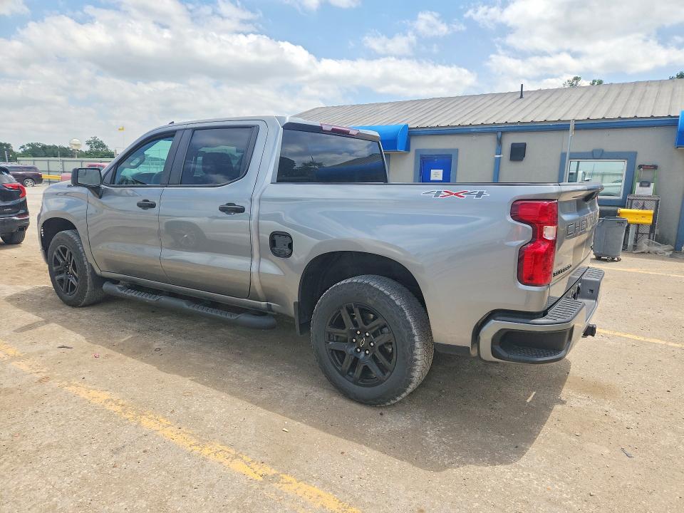 2023 Chevrolet Silverado VIN 1GCPDBEKXPZ252837 COPART salvage auction — HAIL, Ks - Cert Of Title-Salvage, sold $8,100 on 2026-07-29 (photo 2)