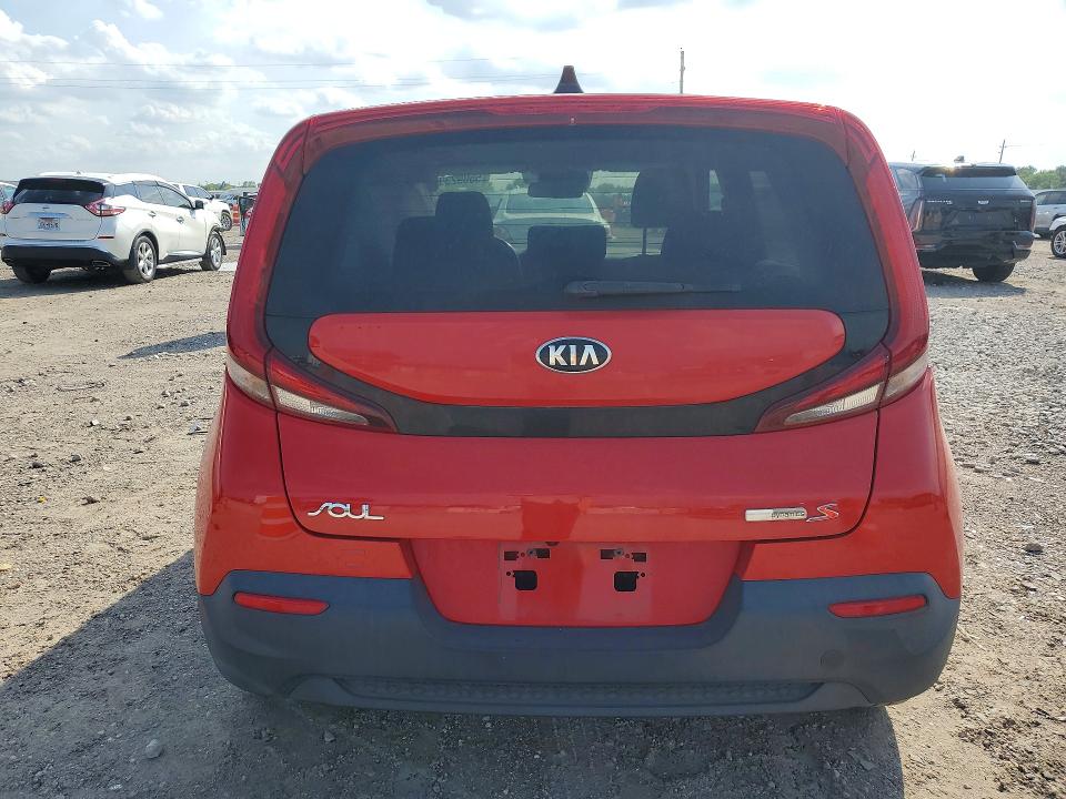 2021 Kia Soul VIN KNDJ23AU2M7145670 COPART salvage auction — SIDE, TX - SALVAGE VEHICLE TITLE (P), sold $725 on 2026-07-23 (photo 6)