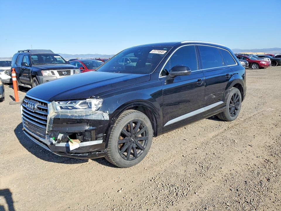 2018 Audi Q7 VIN WA1AHAF78JD040998 COPART salvage auction — FRONT END, Mt - Salvage Certificate Of A Vehic, sold $6,300 on 2026-07-07 (photo 1)