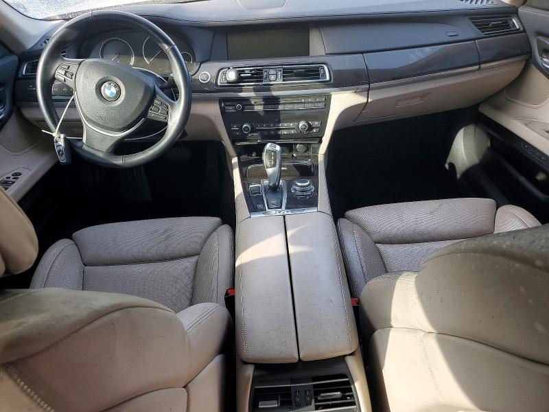 2012 BMW 7 series VIN WBAKB8C52CC963698 COPART salvage auction — ENGINE BURN, Sc - Cert Of Title-Salvage, sold $700 on 2026-07-13 (photo 8)