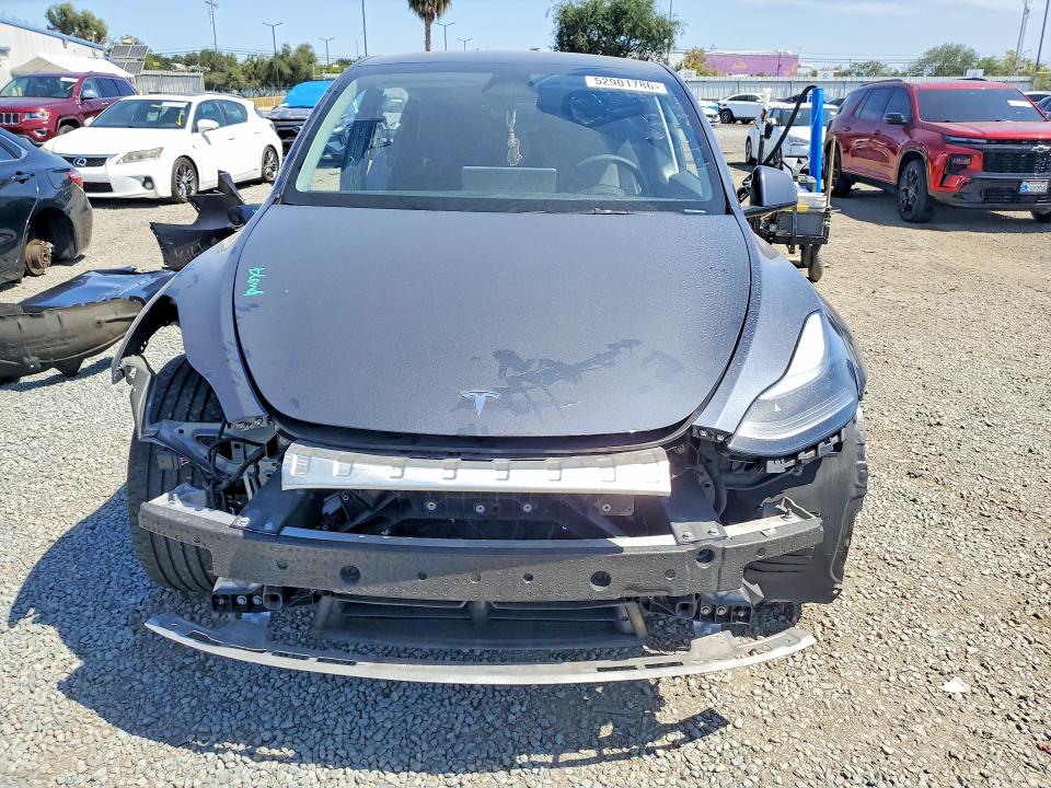 2023 Tesla Model y VIN 7SAYGDEE2PA196481 COPART salvage auction — SIDE, CA - SALVAGE CERTIFICATE, sold $5,900 on 2026-07-28 (photo 5)
