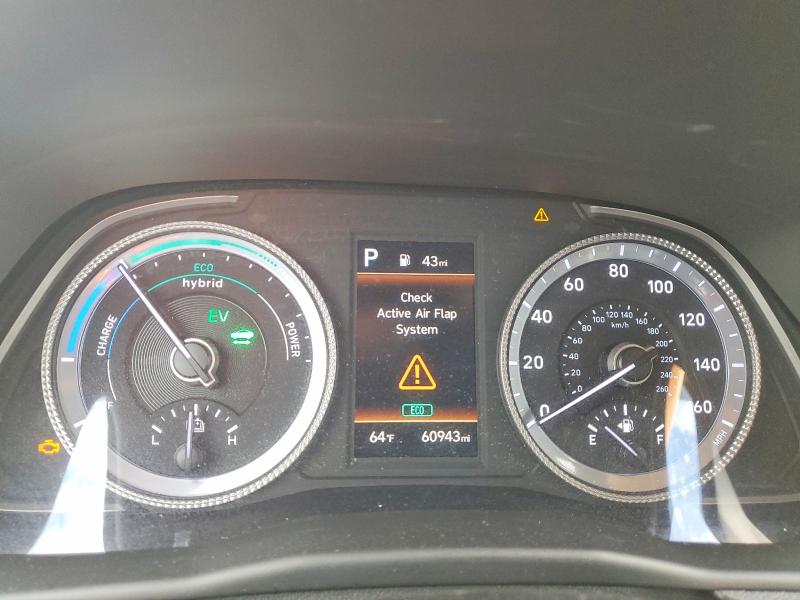 2023 Hyundai VIN KMHL34JJ5PA063341 COPART salvage auction — FRONT END, Ca - Salvage Certificate, sold $1,500 on 2026-07-08 (photo 9)