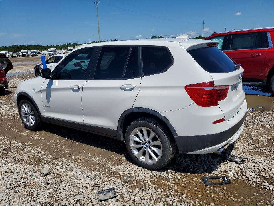 2014 BMW X3 VIN 5UXWX9C56E0D21387 COPART salvage auction — FRONT END, Tx - Nonrepairable Title, sold $725 on 2026-07-02 (photo 2)