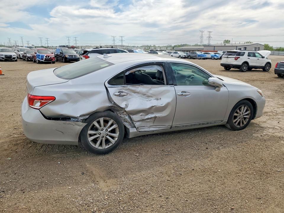 2012 Lexus ES VIN JTHBK1EG4C2495423 COPART salvage auction — SIDE, IL - SALVAGE CERTIFICATE, sold $1,700 on 2026-07-09 (photo 3)